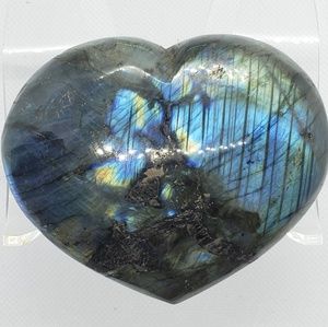 Labradorite Heart